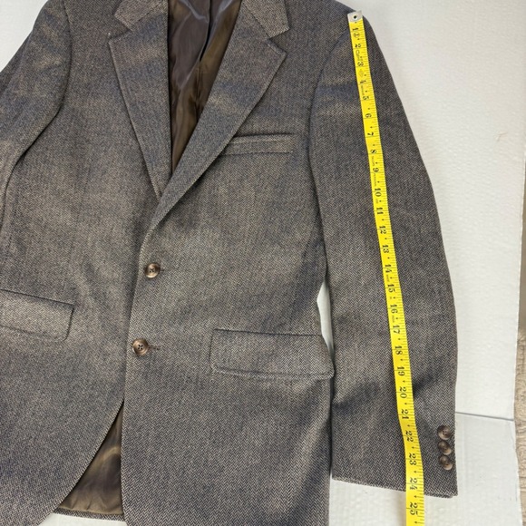 Lords of London for Patrick James Men's Wool Blazer Herringbone Jacket Size 38R - Picture 8 of 11
